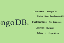 MongoDB Mega Off Campus Drive 2024: Hiring A Sales Development Representative role